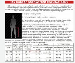 Jak dobrać rozmiar ramy